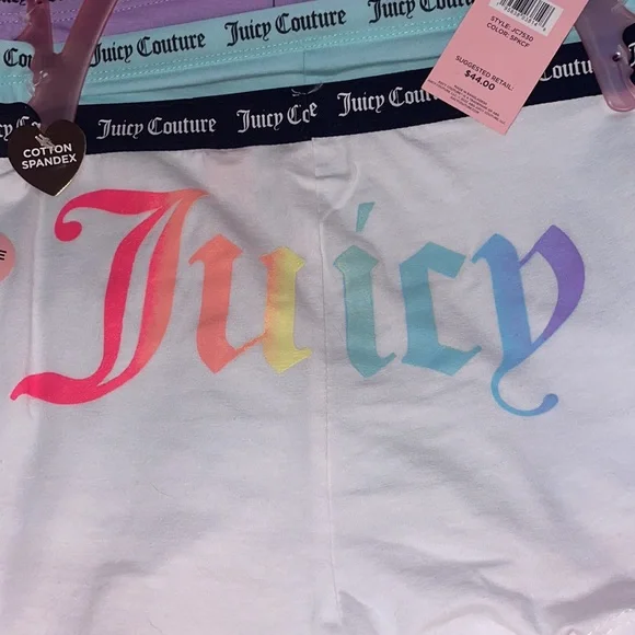 Juicy Couture 5 pair of vibrant color boy shorts - Picture 9 of 9
